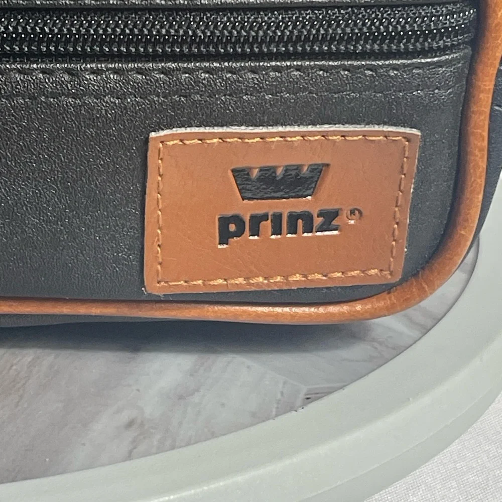 Vintage Prinz 4000 Photo/Video Bag Black w/ Tan Trim NWT 1996 Camera Case